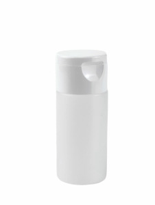 Flasche Green PE natur, 50ml mit Flip-Top PP weiß